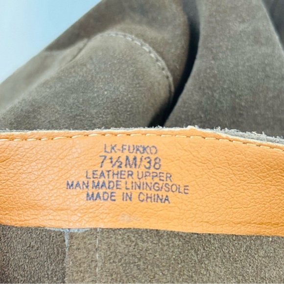 Lucky Brand Women's Fukko Mid-Calf Boots Brown Suede Heeled Boots - Picture 5 of 9